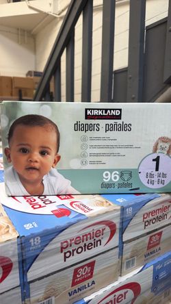 Kirkland Signature Size 1 Diapers 96 Count