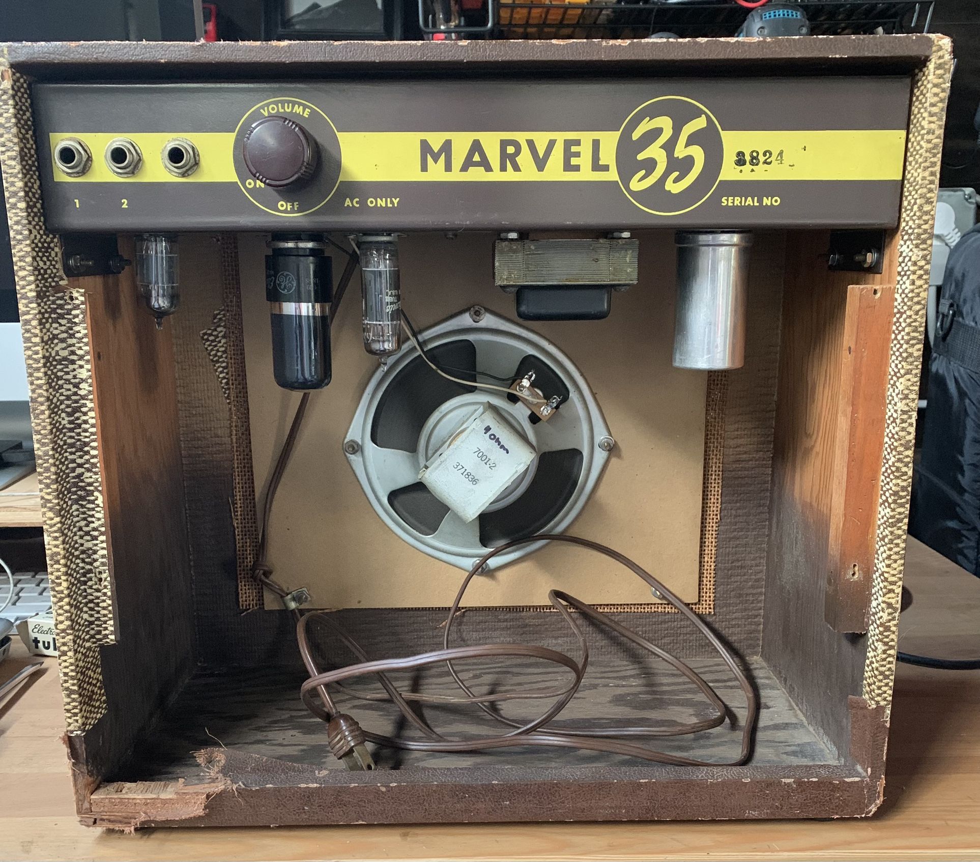 Marvel 35 Tube Guitar Amplifier 1940's