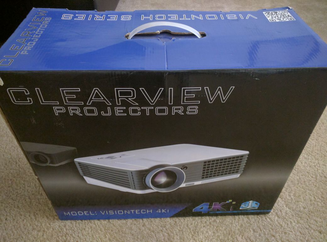 Clearview 4k projector w/ Screen