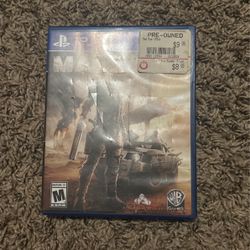 PS4 Mad Max 