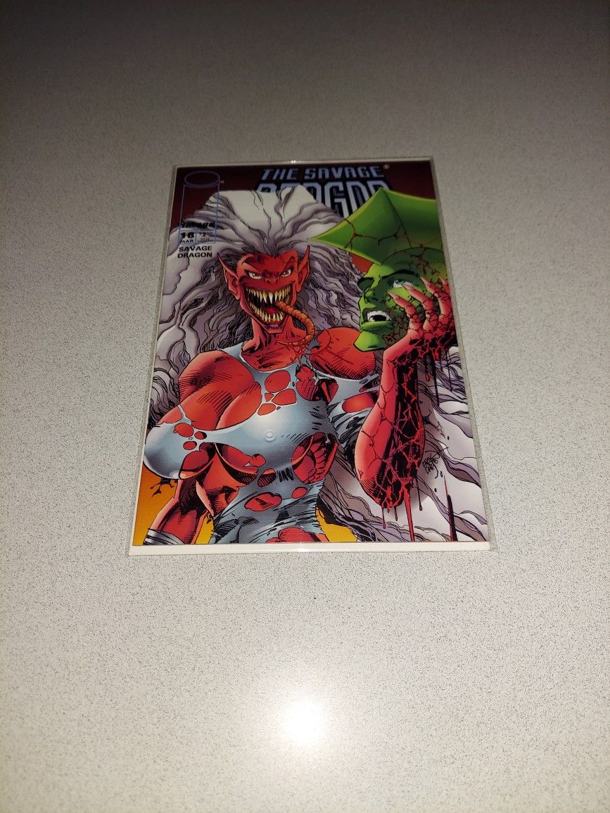 1995 THE SAVAGE DRAGON #16 COMIC BAGGED AND BOARDED 