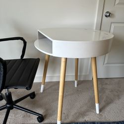 Modern Small Desk - Solid Wood