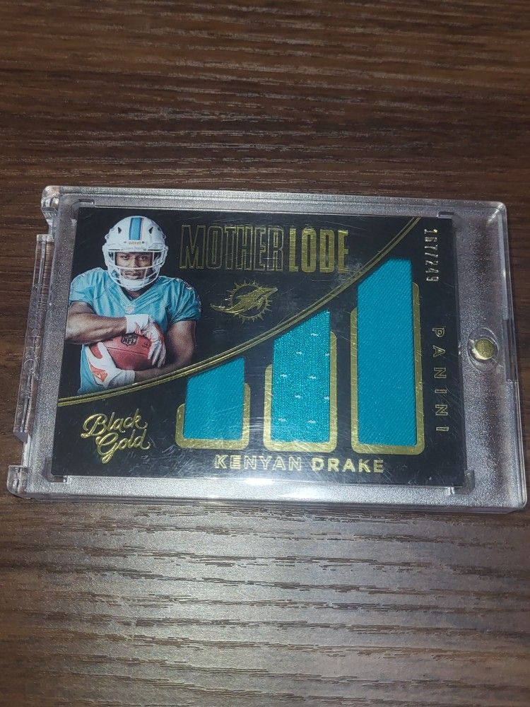 KENYAN DRAKE 2016 PANINI BLACK GOLD MOTHER LODE JERSEY ROOKIE PATCH #ML13 /249
