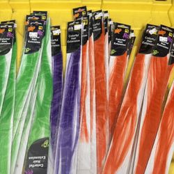 Halloween Color Hair Extensions