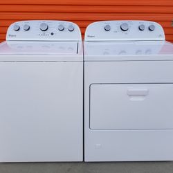 Beautiful!!! Top Of The Line, Whirlpool Matching Set with A Gas Dryer & Huge, Oversized, Stainless Steel Tub!!! Must See To Appreciate!!!