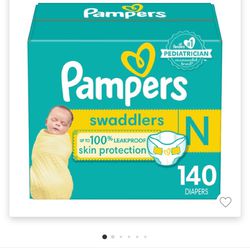 Pamper Diapers Size N