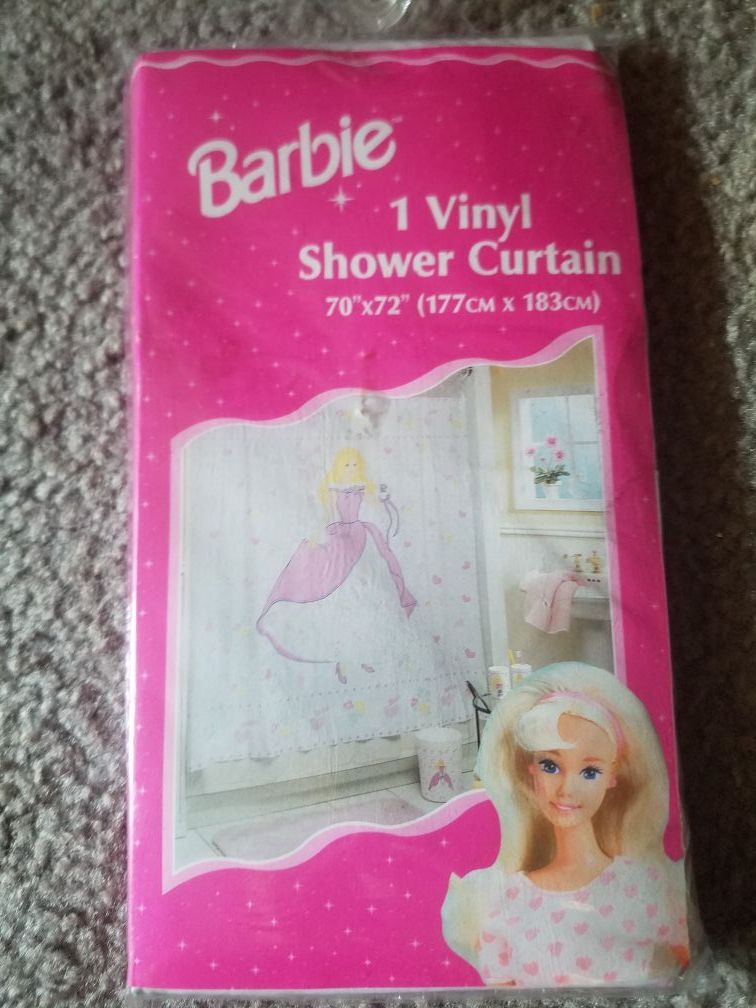 Barbie shower curtain NEW