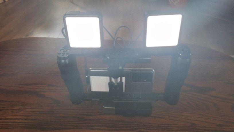 Modified Neewer Camera Cage (Cellphone) For Video Recording 