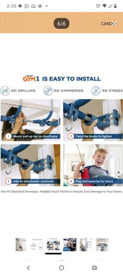 Gym1 Doorframe Pull-Up Bar