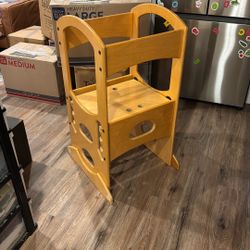 Wooden Toddler Tower