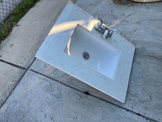 Bathroom sink top