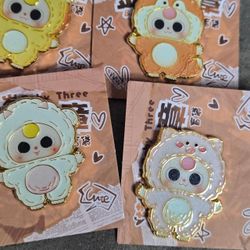 Baby Three Metal Pins bundle of 8 see photos!