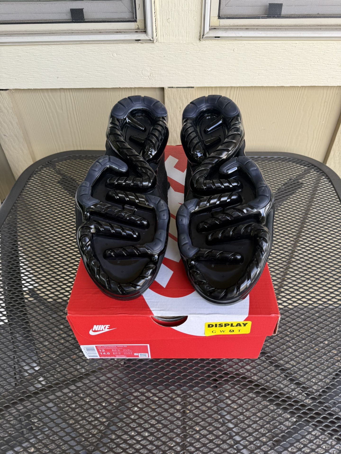 Men’s Nike Black Air Vapormwx FK Size 13