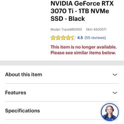 iBUYPOWER TraceMR Gaming Desktop – Intel i9‑12900KF, 16 GB DDR4, NVIDIA GeForce RTX 3070 Ti, 1TB NVMe SSD