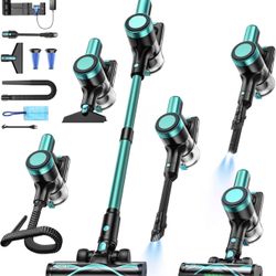 OIRFND Cordless Vacuum Cleaner (Blue Green)