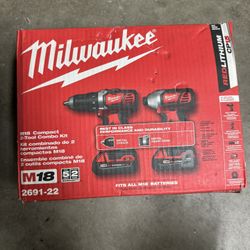 Milwaukee Drill Set Brand New 