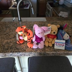 The DISNEY store.. Tigger, Piglet,Pooh And Eyeore