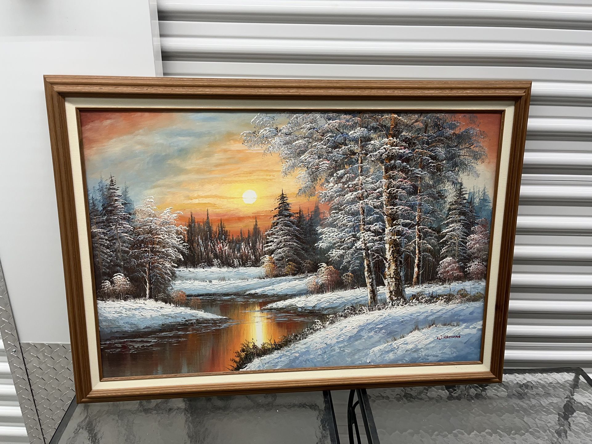 Beautiful Framed And Signed Scenic Original Painting