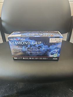 NEW DIAMOND GRIP MICROFLEX GLOVES