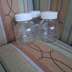 Vintage evenflo glass 4oz baby bottles