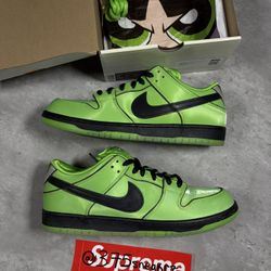 Nike SB Dunk PowerPuff Buttercup Size 12