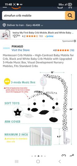Baby Musical Mobile Crib