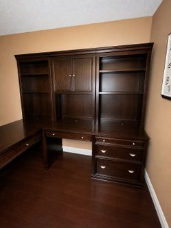 Brown desk