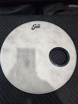 New Evans 56 18"Calftone bass drum head