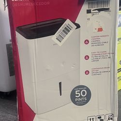 Frigidaire 50 pt. 1200 sq.ft. High Humidity Dehumidifier with Bucket in. White Retail price $279 Your price $180