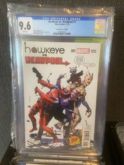 Hawkeye vs. Deadpool #1 Option 5: Hawkeye vs Deadpool #1 Dynamic Forces Variant - CGC 9.6 Graded Marvel