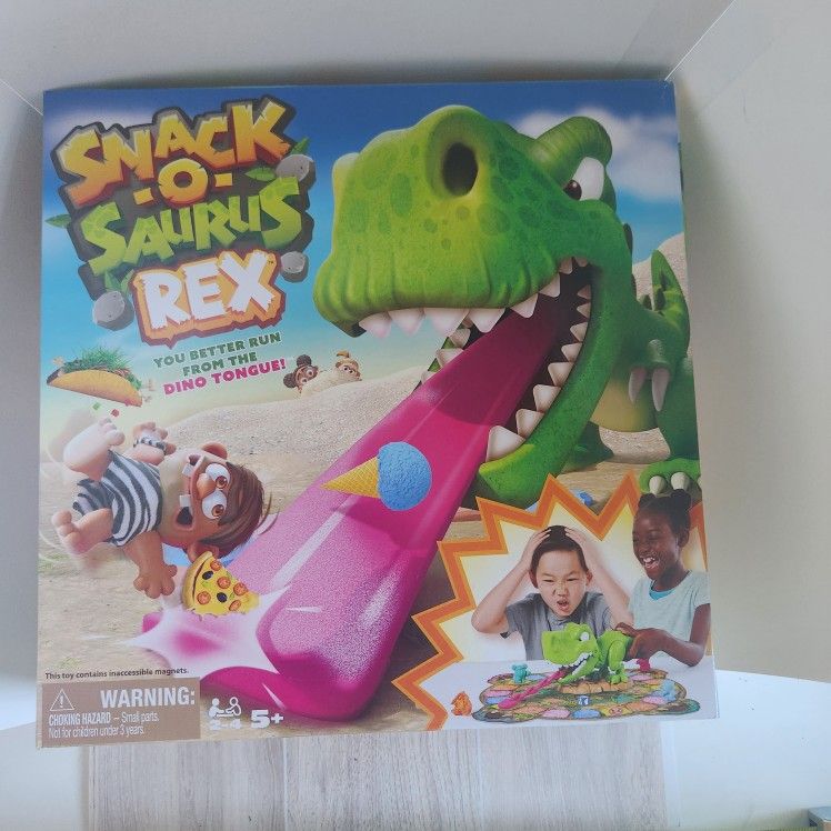 , Snack-O-Saurus Rex Board Game, Kids Game, Funny Family Game, Fun Games, Family