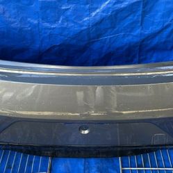 17 18 19 20 INFINITI Q60 REAR BUMPER COVER ASSEMBLY GRAY KAD WO BLIND SPOT