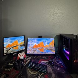 Competitive Gaming PC + Full Setup – i7-13700K • RTX 3060 Ti • 32GB DDR5 • 240Hz