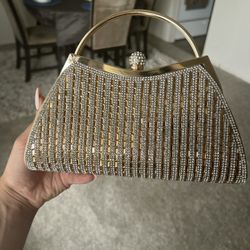 Bling Gold Clutch