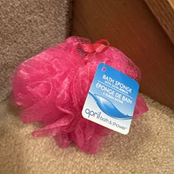 April Bath & Shower Bath Sponge new .50