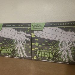 Pokemon Cards Perfect Order Elite Trainer Boxes