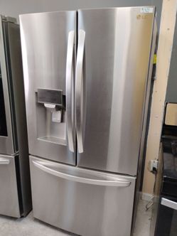 LG French door refrigerator with warranty