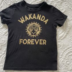 Marvel Wakanda Forever Kids Tshirt Sz S
