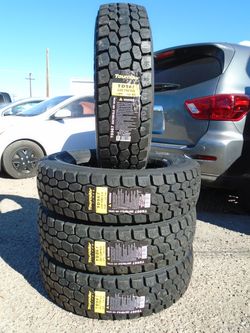 225/70/19.5 New Tourador TD967 14 Ply Drive Tires