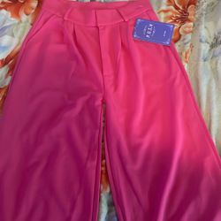 Pink Flare Pants 