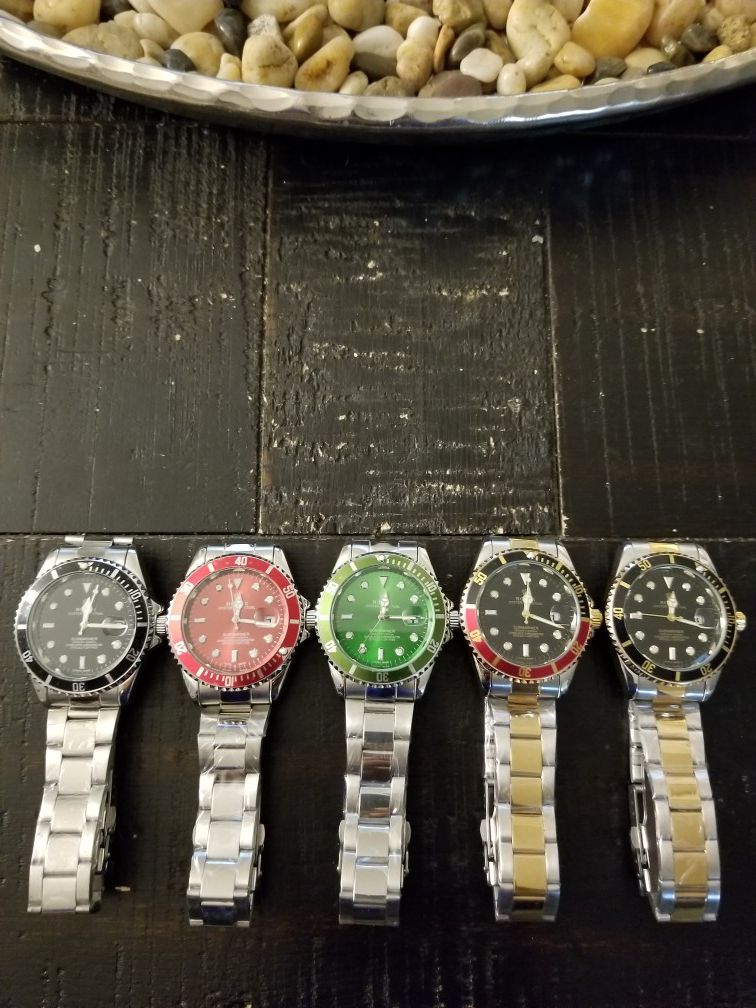 4 stainless steel Watches