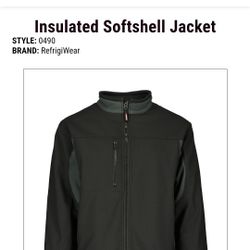 REFRIGIWEAR INSULATED MEN'S JACKET. READ DESCRIPTION 