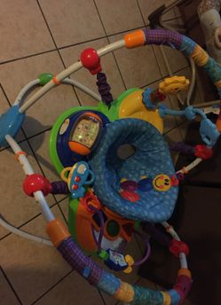 Play set bouncer for babies.