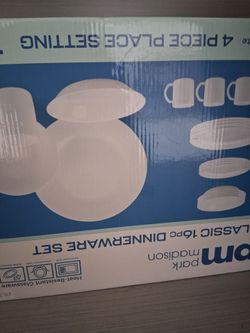 4 piece plate set