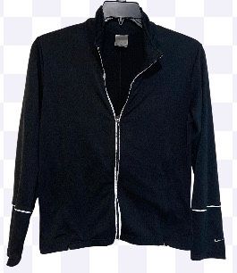 Nike Dri Fit Women’s Black Track Reflective Top Medium