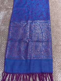 New Blue And Purple Scarf /Check out my other items!!!