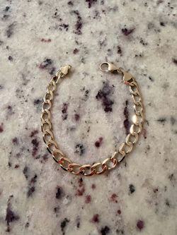 10K Gold Cuban Bracelet 7MM 10 Grams