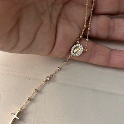 14k gold plated necklace