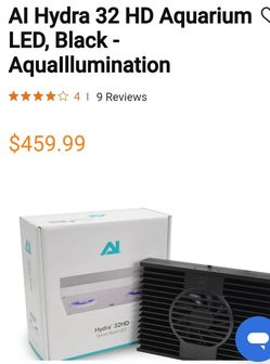 AquaIllumination Hydra 32HD Black LED Light
