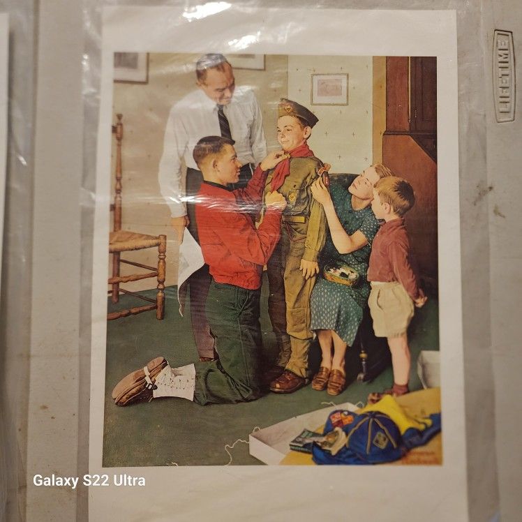 Normon Rockwell Lithographs Post 1